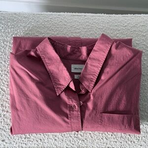 Wilfred Free Button-Up Shirt – Mauve, Size M